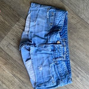 American eagle jean shorts